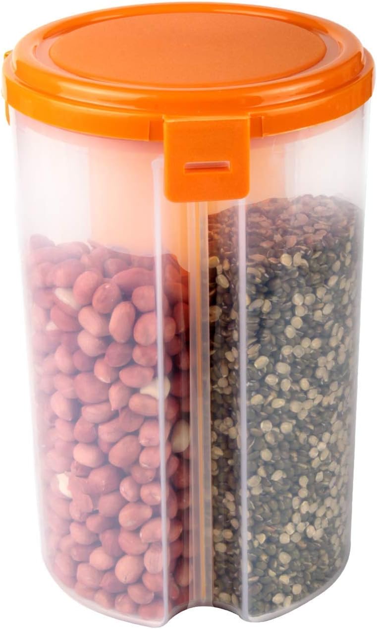 Food Storage Round Container With 3