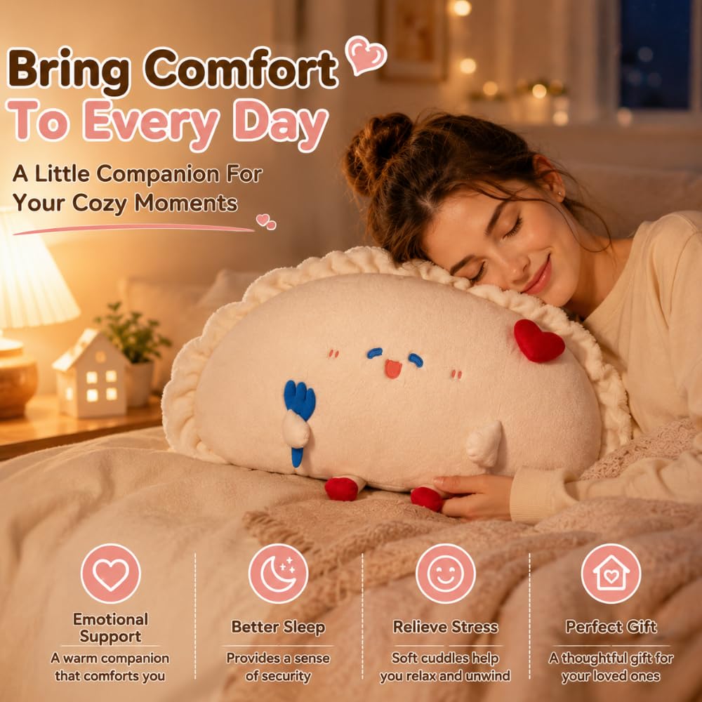 JJDFW - Almohada de peluche con diseño de conejo de dibujos animados para adultos, cojín suave y esponjoso para cama, sofá, dormitorio, sala de estar, ventana de bahía y decoración del hogar de la