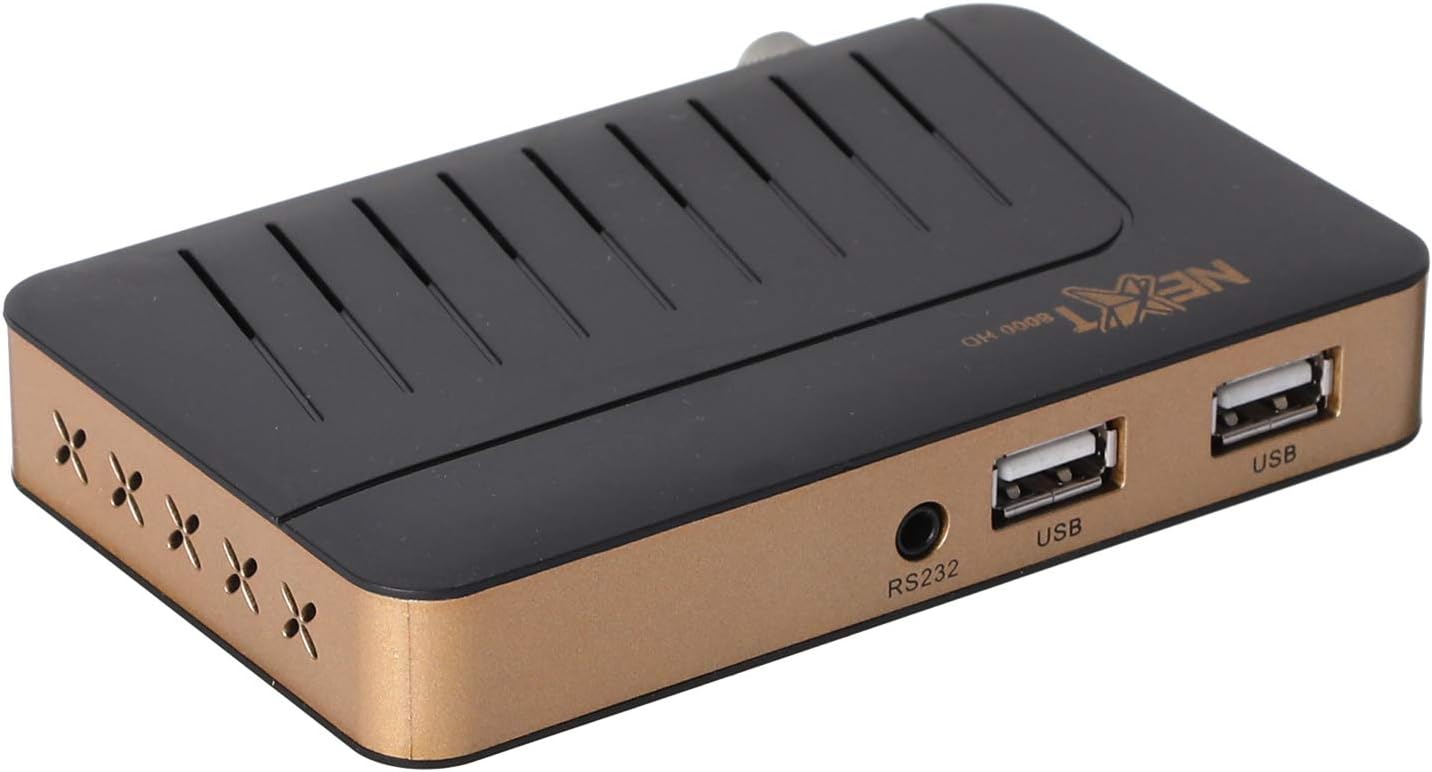 Ngaphambili view of NEXT 8000 receiver with USB ports