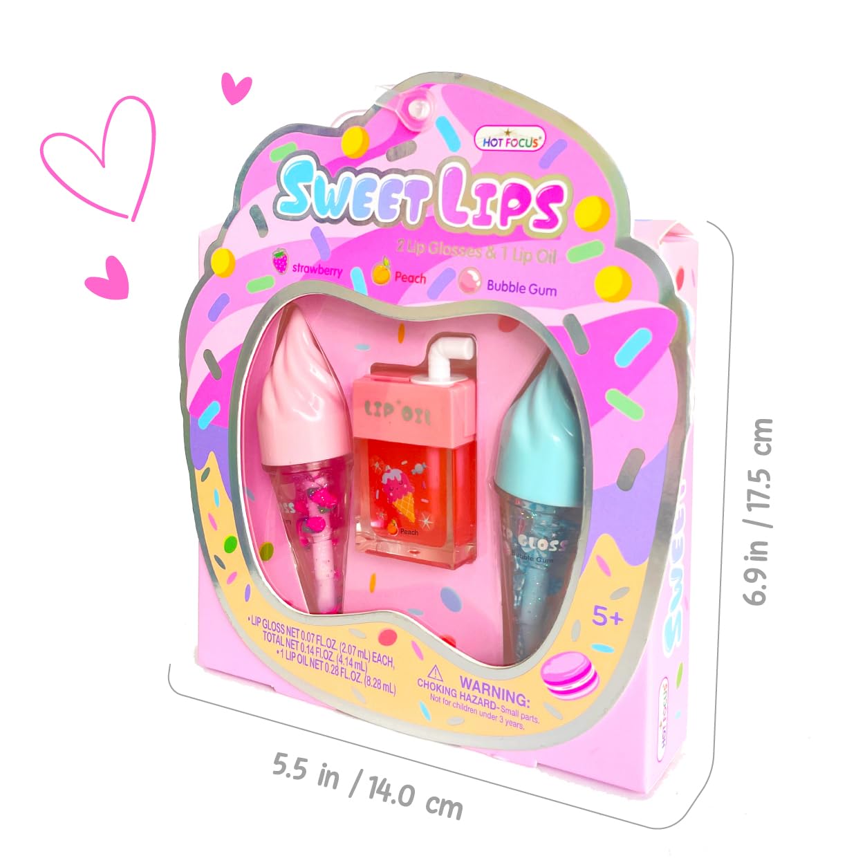 Amazon.com : Hot Focus | Strawberry and Buble Gum Ice Cream