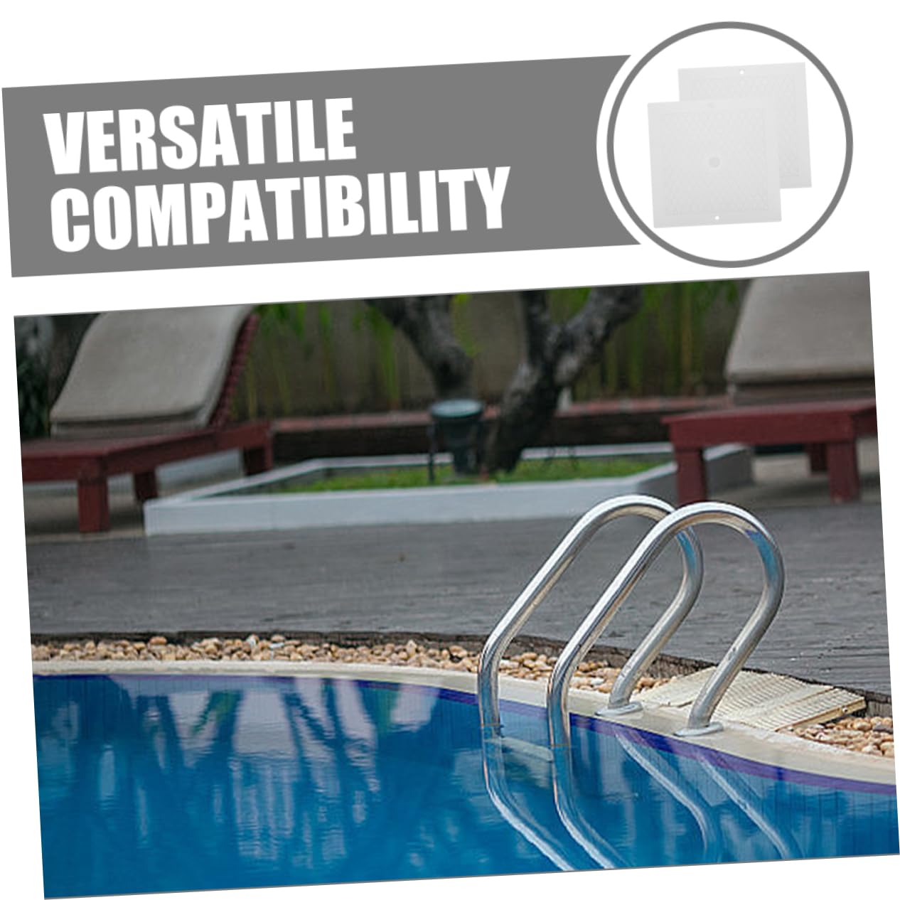 Toyvian 2 Piezas Cubierta de Skimmer de Piscina Repuesto Accesorio para Mantener la Limpieza del Agua Compatible con Tipos de de Instalar y Reemplazar