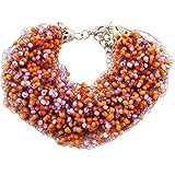 Handmade Birthday present for sister Vegan bracelet african jewelry chevron petite small fetish hippie