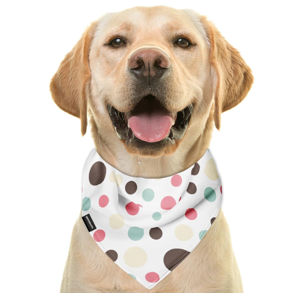 Pet Bandana Scarf for Dogs Cats Small Medium Large Size (Polka Dots Pink) (B0C7L1LGRT) Amazon Price History, Amazon Price Tracker