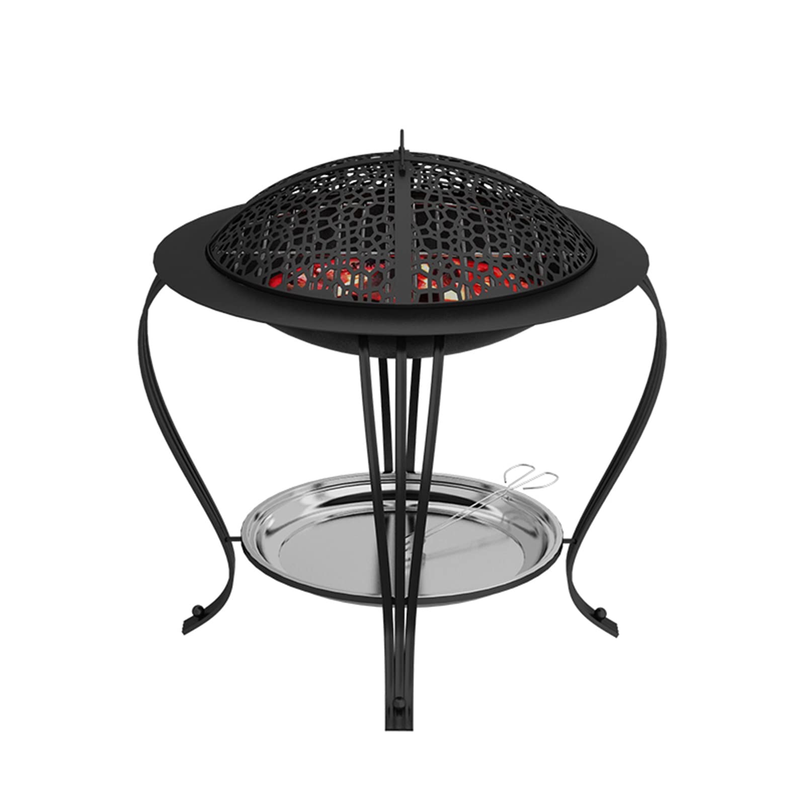 Grill Grillowy Domowy piec do grilla Węglowy ogniowy Kryty grill Umywalka Ogrzewanie Piec węglowy Zewnętrzny stojak na pieczenia Gotuj herbatę Grill węglowy do grillowania(Duży)