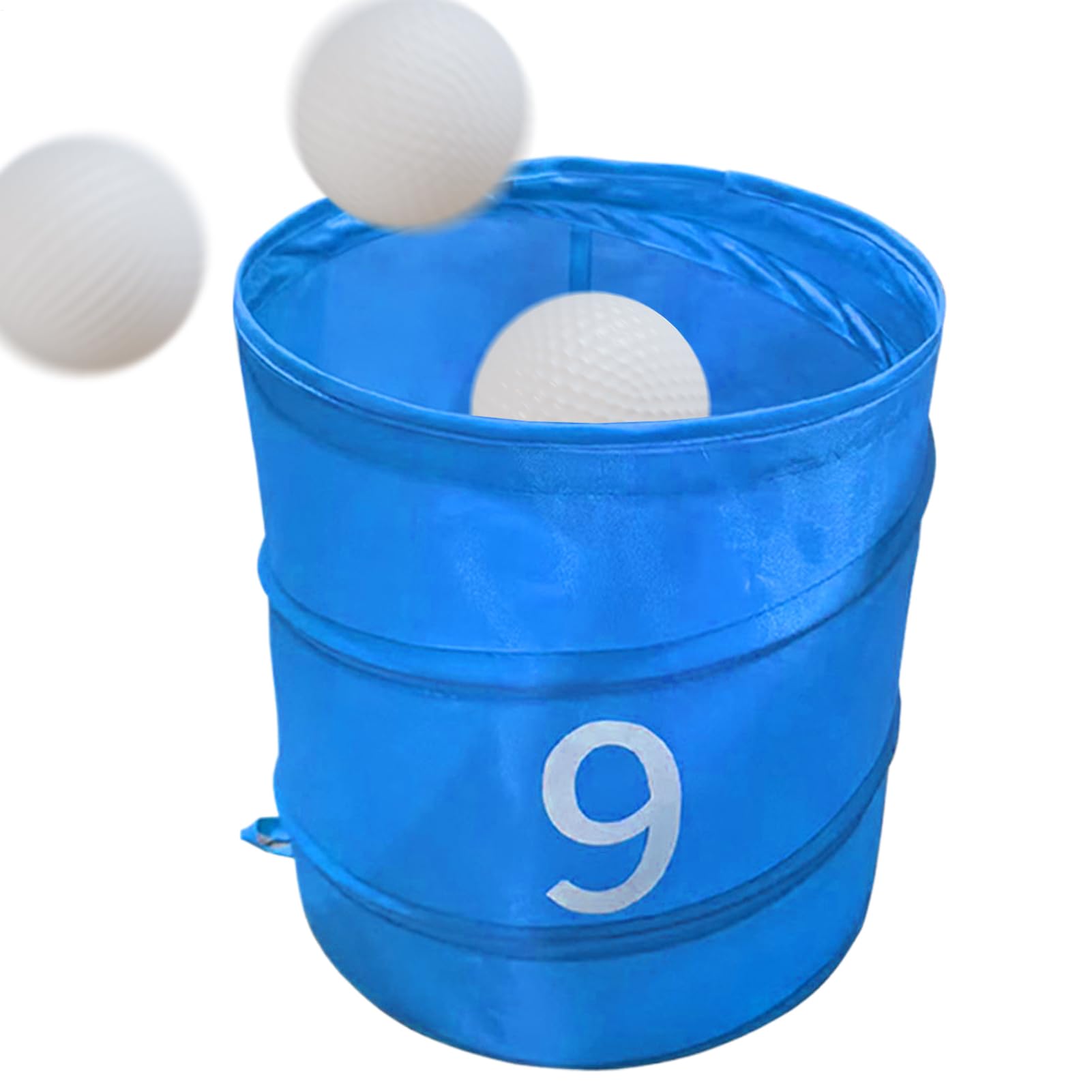 Backyard Golf Game Bucket - Foldable Golf Practice Game Storage Bucket | Golff Outdoor Gamee Buckett, Ball Sport Training Oxford Fabric Organizer For Beginners Kids Women Men