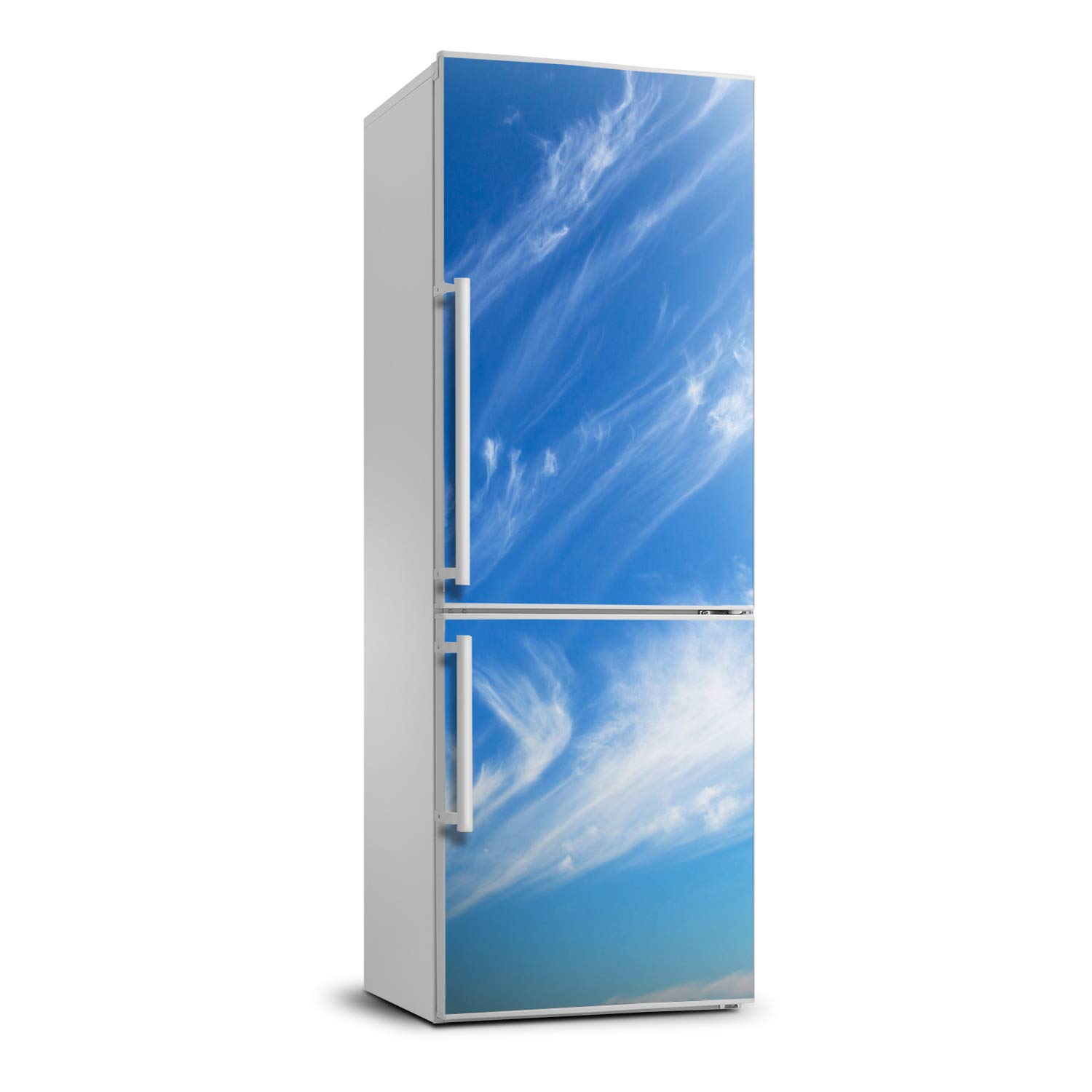 Película autoadhesiva para nevera 70x190 vinilo decorativo pared cocina nubes