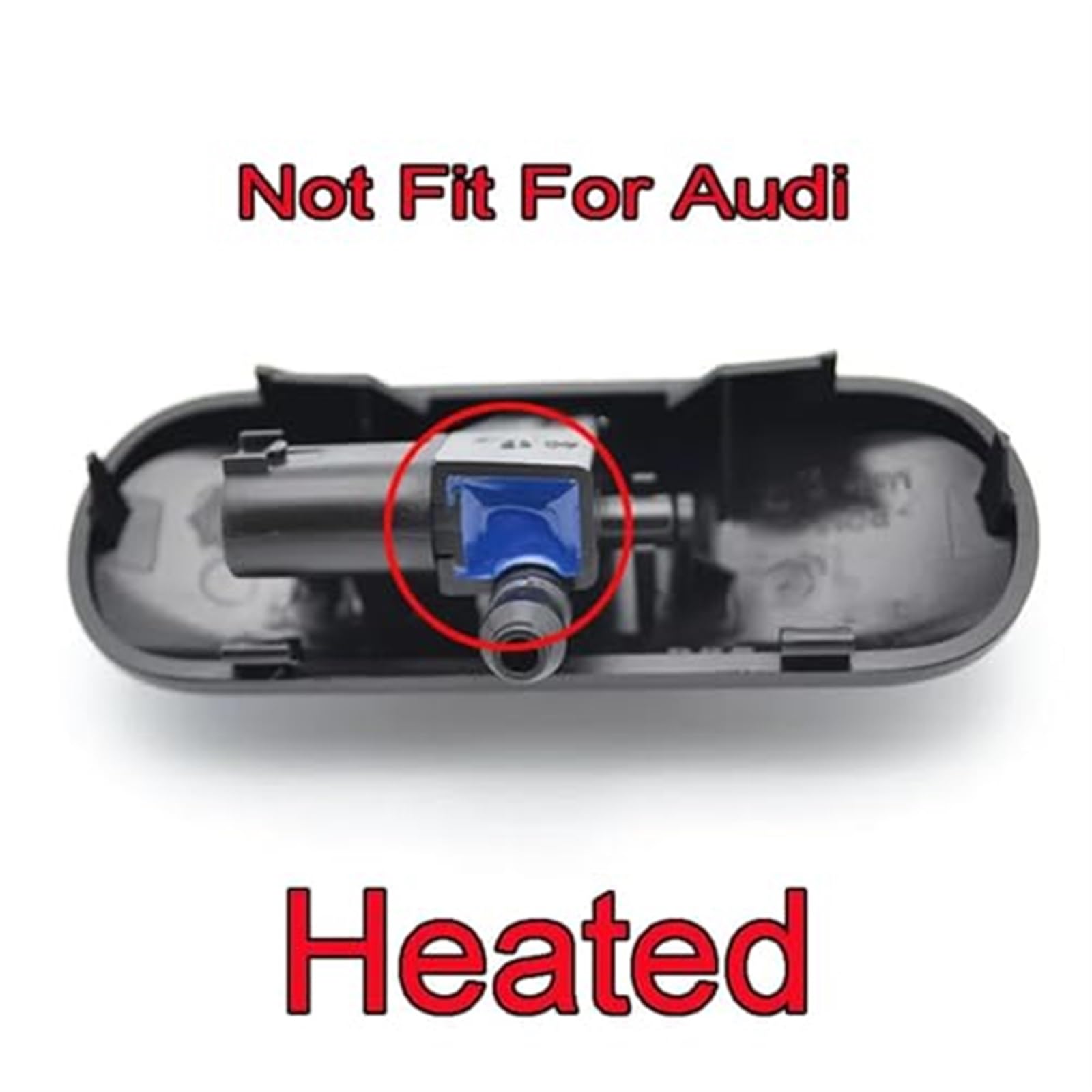 2 szt. Dysza spryskiwacza przedniego podgrzewana, dla VW, dla Tiguan, Amarok, dla Scirocco, dla Passata, B6, dla EOS, dla Tourana, dla Sharan, dla Caddy, Jetta, dysza spryskiwacza szyby przedn