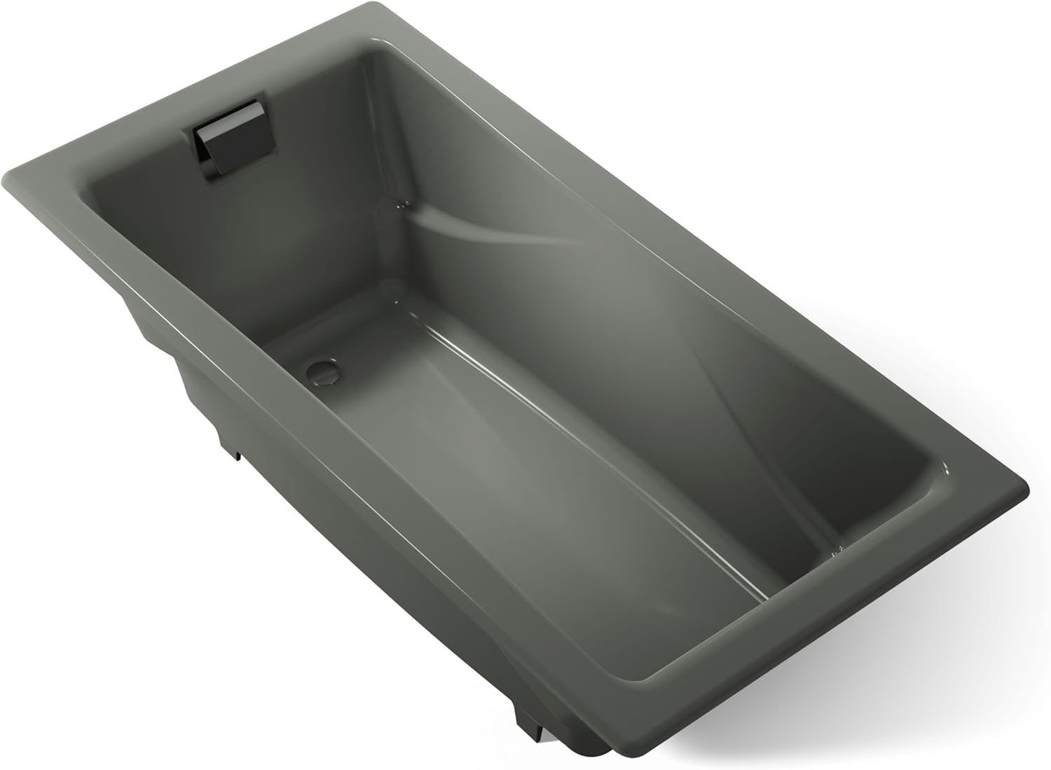 Kohler Tea-for-Two 72 In. x 36 In. Drop-In Bath with Reversible Drain, White