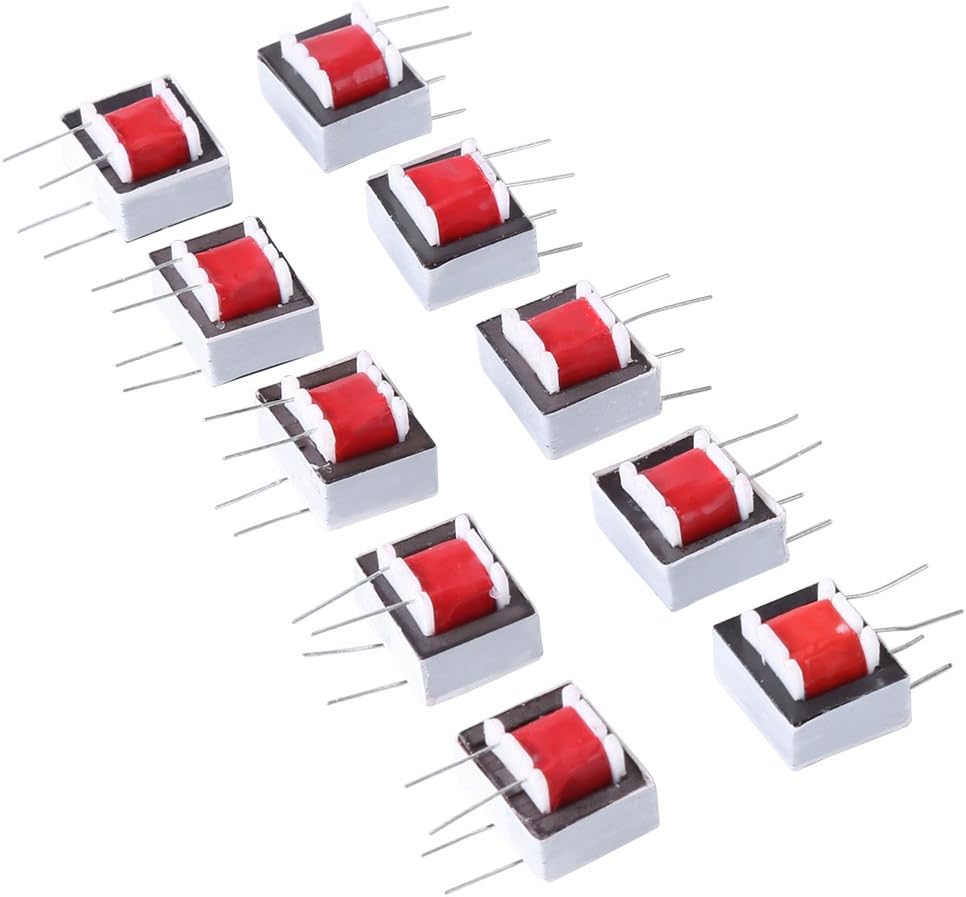 𝐂𝐡𝐫𝐢𝐬𝐭𝐦𝐚𝐬 𝐆𝐢𝐟𝐭 Isolation Transformer, 10pcs/pack 600 : 600 Ohm 1:1 EI14 Isolation Transformer Audio Transformer for Home Industrial