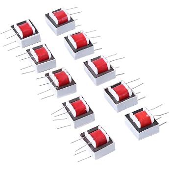 10Pcs Audio Transformers 600:600 Ohm 1:1 EI14 Isolation Transformer
