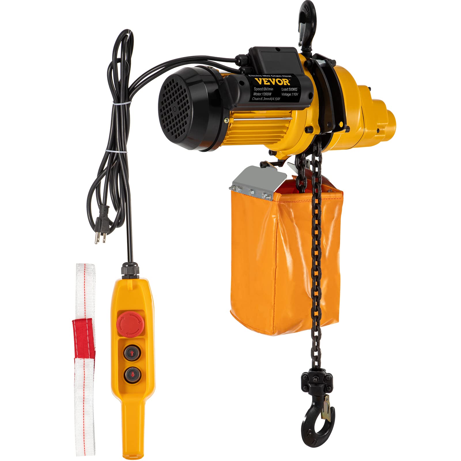 Buy VEVOR Electric Chain Hoist, 1100lbs Winch with 10FT Wired Remote