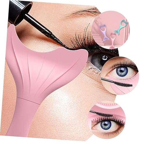 Miniatura 8 de 2 unids rimel cepillo herramientas aplicadores delineador de ojos delineador de ojos plantilla ayuda rímel herramienta herramienta de dibujo