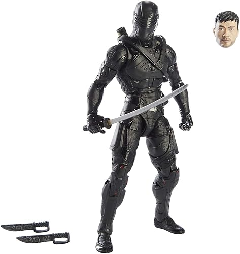 Hasbro G.I. Joe Classified Series Snake Eyes: G.I. Joe Origins Snake Eyes Figura de acción 16, juguete a escala de 6 pulgadas prémium con arte