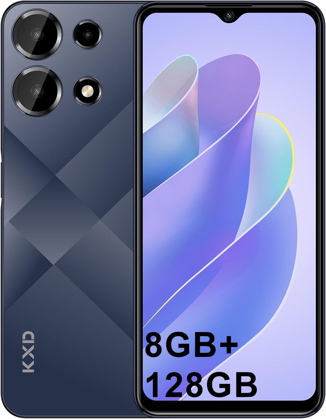 Ulefone note 19 Cellulari Android 14, Octa-Core Smartphone 6GB+64GB/TF-512GB, 6.56 HD+Schermo, 5000mAh Telefono Cellulare 3 Slot, 8MP+5MP, Smartphone 4G Dual SIM/Face ID/GPS/OTG/Cover Inclusa-Verde