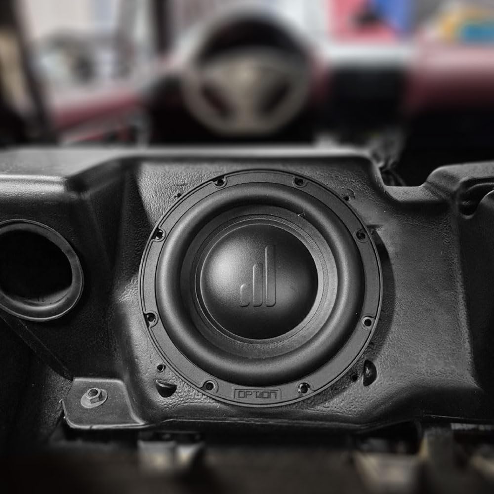 Option Subwoofer AIR-F6-D2 compatible con BMW Z3 Coupé (1995-2002 con sistema de sonido H/K de fábrica) - Kit de subwoofer de repuesto para mayor dinámica, precisión y presión