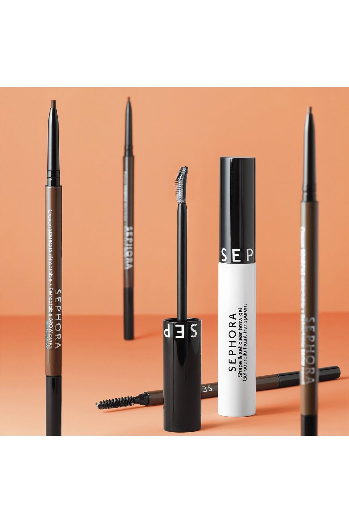 Sephora Geri Çekilebilir Kaş Kalemi - Retractable Brow Pencil 2. Nutmeg Brown (0,08 G)