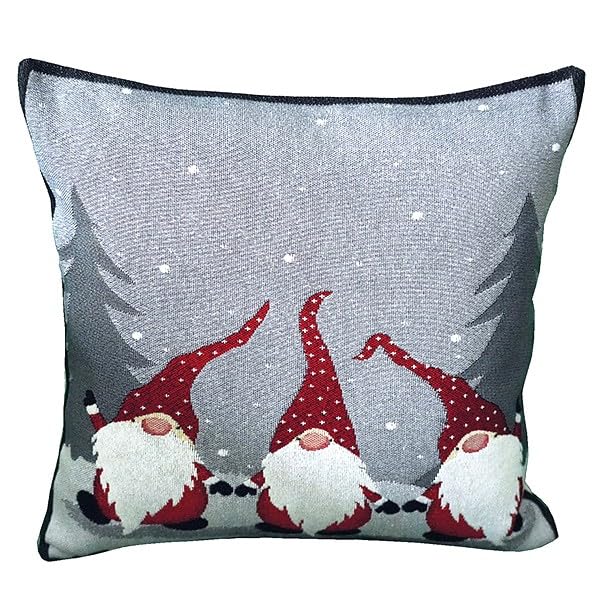 Raebel OHG Gobelin Kissenbezug 40 x 40 Kissenhülle Weihnachten Kissen...