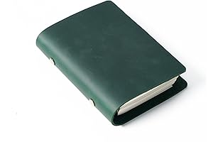 Green Vintage Personal A7 Planner Binder