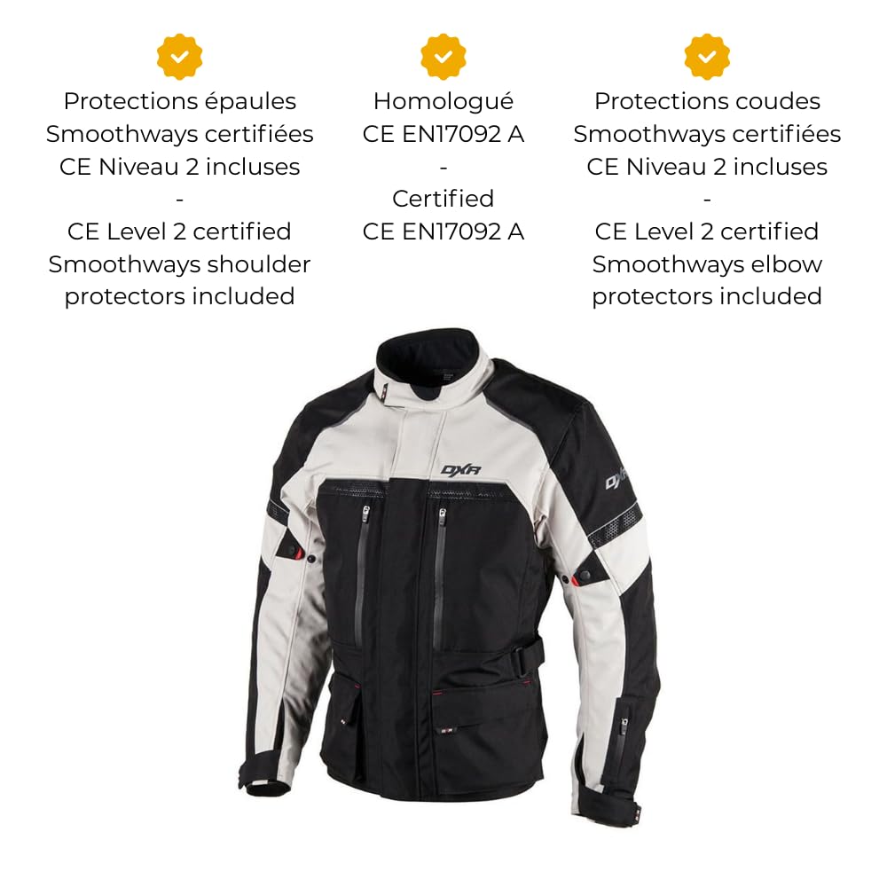 Veste Moto ROADTRIP Homme Homologué EN17092 A Toutes saisons L