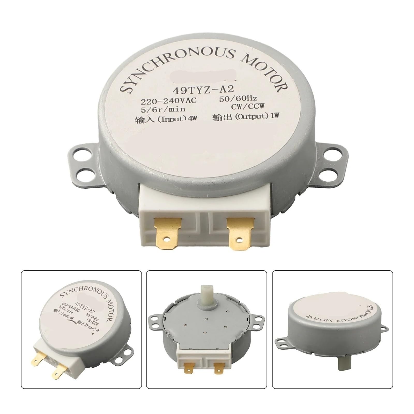 Motor de respaldo de plato giratorio for microondas, Compatible con modelos AC 220-240V, 5-6 Rpm, pieza de repuesto for electrodomésticos, accesorios de cocina