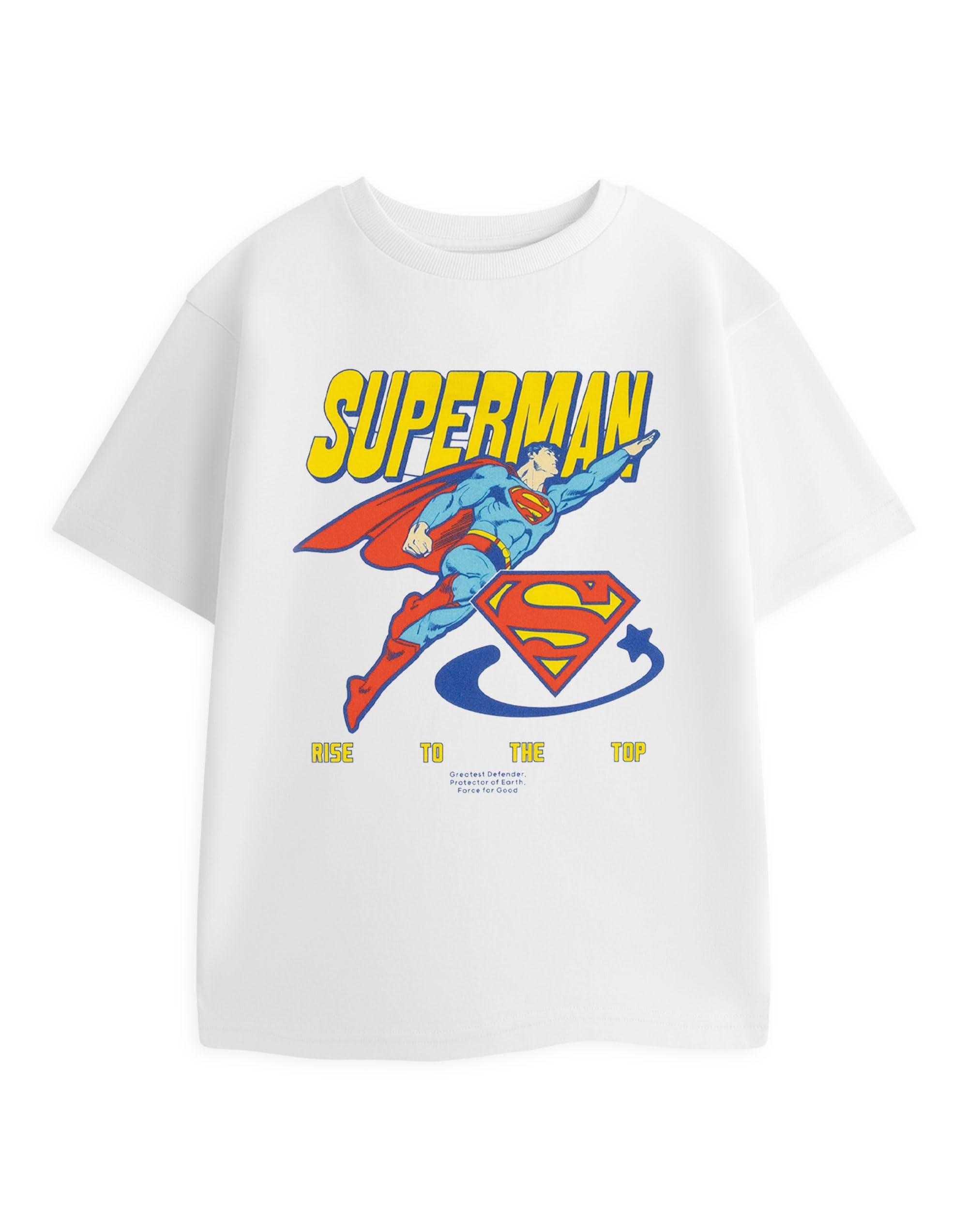 Dc Comics Superman Short Sleeved T-Shirt (Boys ) White