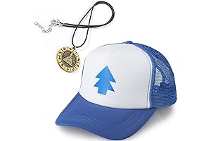 Gravity Falls Dipper and Mabel's Beanie Hats with Free Necklace [3 Pack]