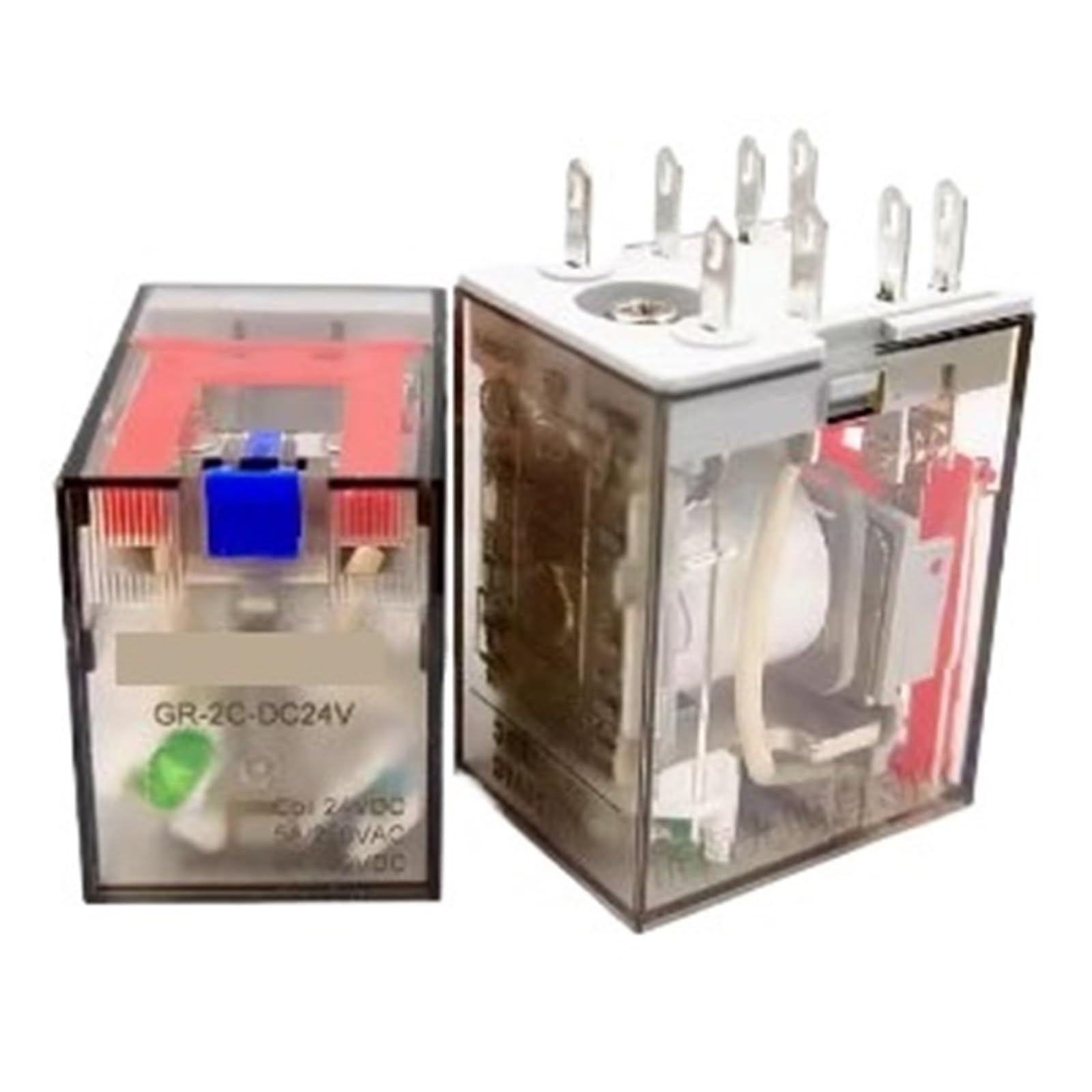 Relais GR-2C DC24V à double contact pour automatisation stable