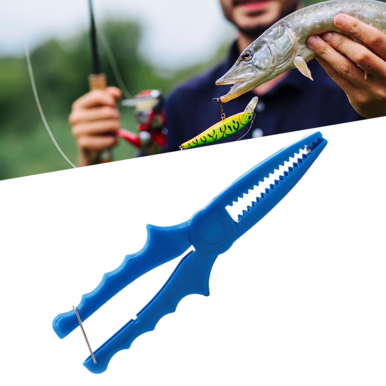 Pinza Per Pesci Da Pesca - Leggera, Portatile, Per Acqua Salata E Dolce, Nero - Foto 11