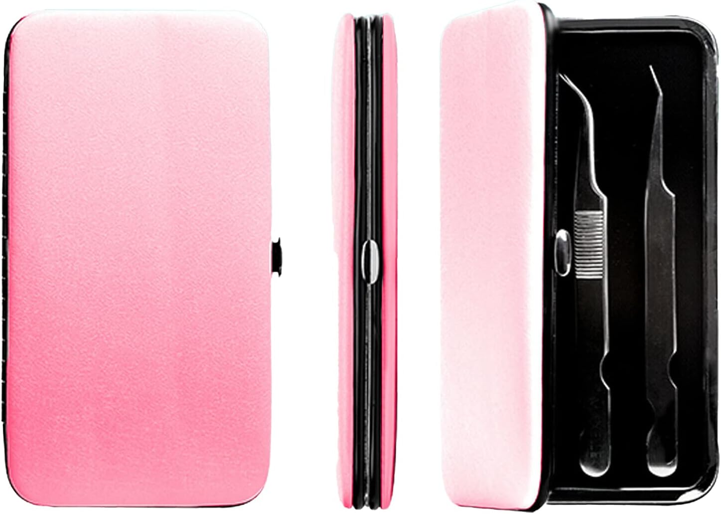 PU Leather Empty Tweezers Storage Bag Lash Tweezers Case Anti