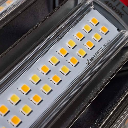 Miniatura 7 de Satco S23150 Hi-Pro - Lámpara LED de mazorca de maíz con potencia y temperatura de color seleccionable, repuesto HID, base EX39, 63 W/54 W/45 W,