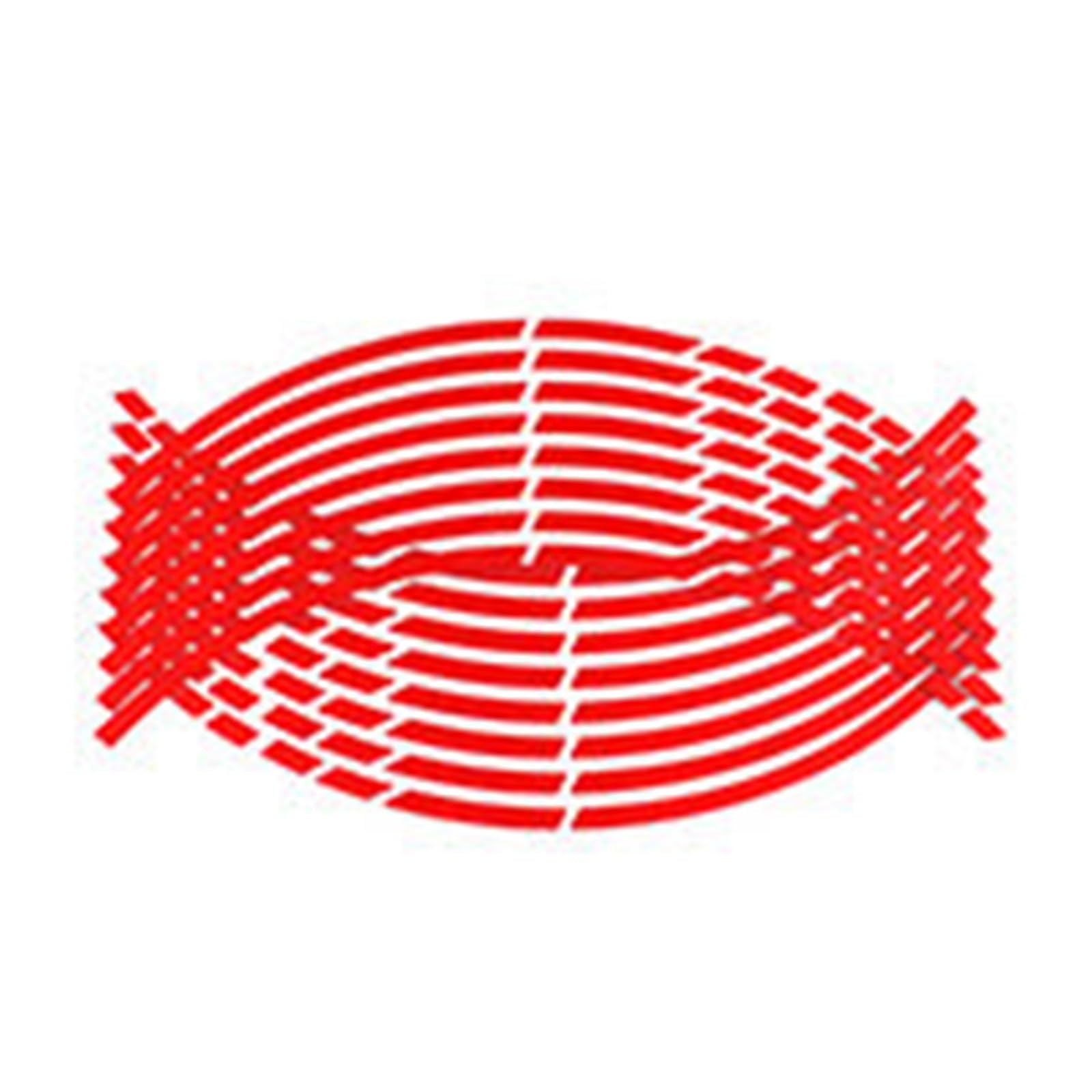 Reflective Sticker 16Pcs 17" 18" Strips Motorcycle Wheel Stickers Car Reflective Rim Tape Motorbike Bicycle Auto Decals