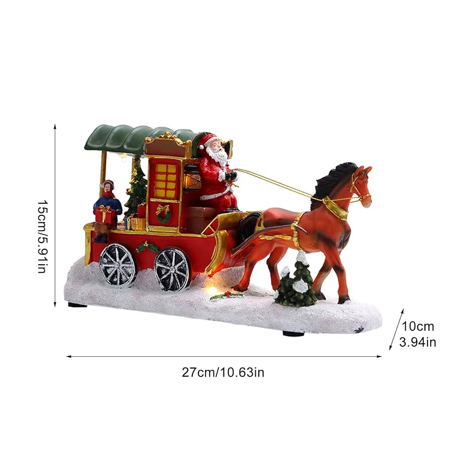 レトロ 自転車に乗ったサンタクロースの飾り 自転車に乗る