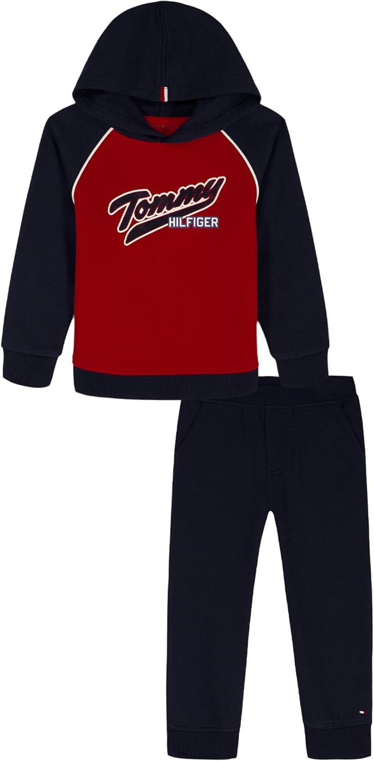 Tommy Hilfiger baby-boys 2pc Fleece Pant Set