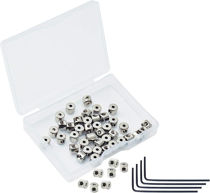 SUBANG 40 Pieces Pin Keepers Pin Locks Pin Backs Locking Clasp Locking Pin Keeper