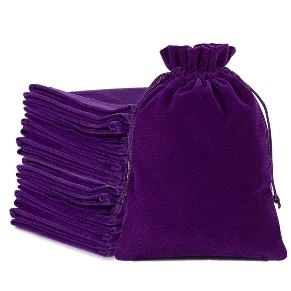 20 Sacchetti In Velluto Con Coulisse 9x12cm - Per Gioielli, Cosmetici E Piccoli Regali, Morbidi E Riutilizzabili - Foto 6