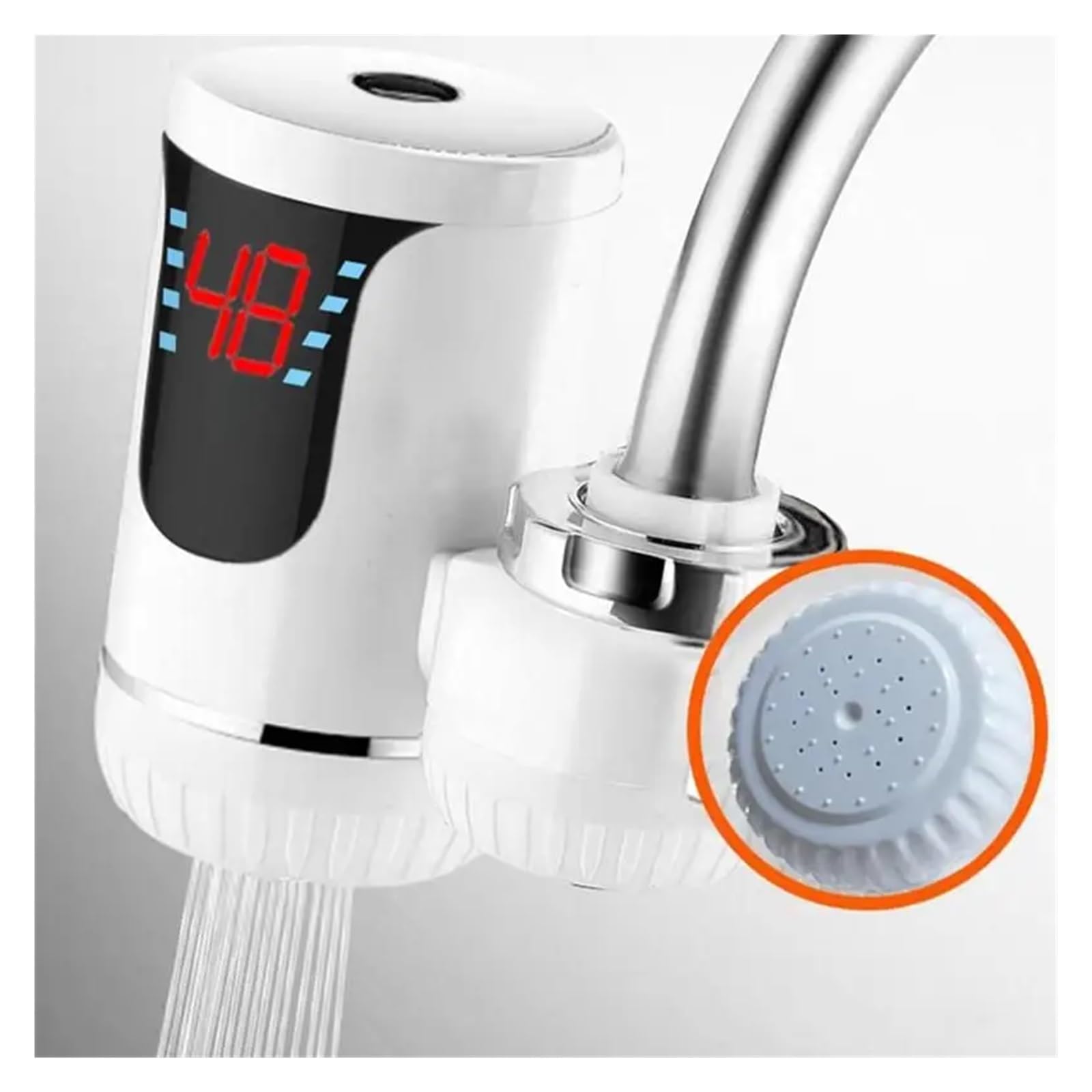 Elettrodomestico Da Cucina Rubinetto Del'acqua Elettrico Senza Serbatoio Istantaneo Cucina Riscaldamento Istantaneo Riscaldamento Del'acqua Del Rubinetto Scaldaacqua Istantaneo La Sicurezza Efficiente
