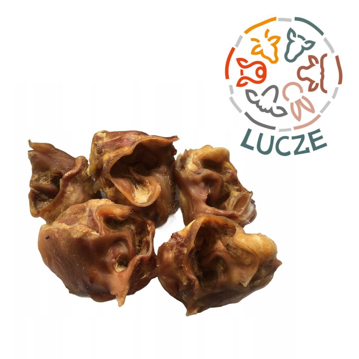 Oreilles de porc 5 kg, oreilles de porc séchées, articles à mâcher pour grands et petits chiens, friandises à mâcher naturelles Lucze Premium