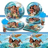 Una experiencia diferente: nuestra nueva vajilla para fiestas de moana te dará una experiencia diferente y te permitirá organizar una fiesta del mar. Decoraciones temáticas para todas las edades para pasar un rato de fiesta estupendo e inolvidable con la familia y los amigos.
