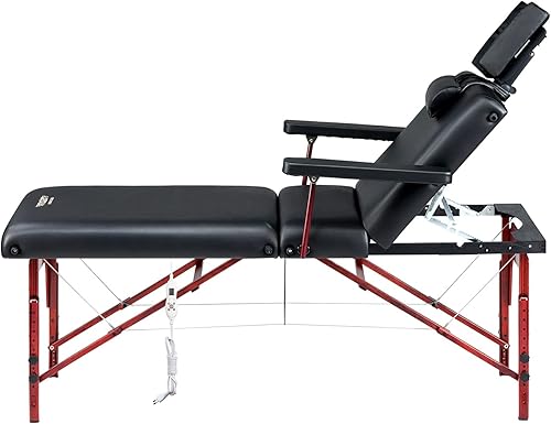 Miniatura 3 de Master Massage Montclair Salon Spa Beauty Therma Top de 31 pulgadas - Mesa de masaje plegable portátil con calefacción, paquete de sofá para tatuaje