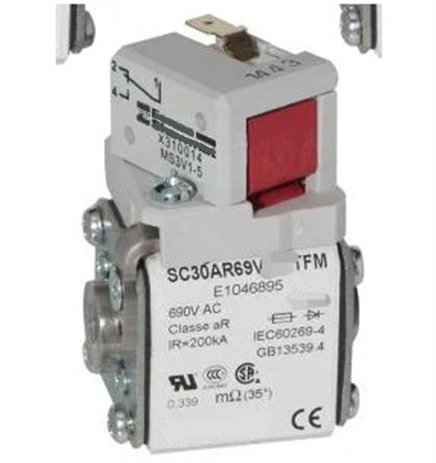 CXFCIHFT 450A 690V FUSE Z1046913 SC31AR69V450TFM with a microswitch
