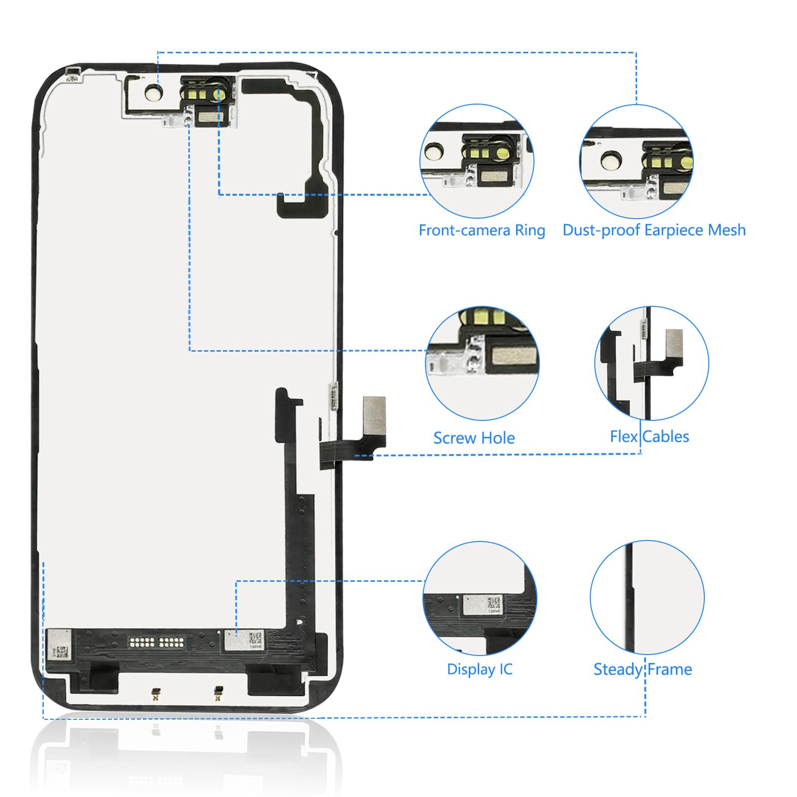 Amazon.com: for iPhone 17 Screen Replacement with Complete Repair