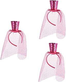 FOMIYES 3pcs prom headband ladies headbands woman headband hair bands headband sequin headband Gauze Headband Gauze Hair Hoop Lady Hair Hoop Lady Hairband Head button sequins Miss