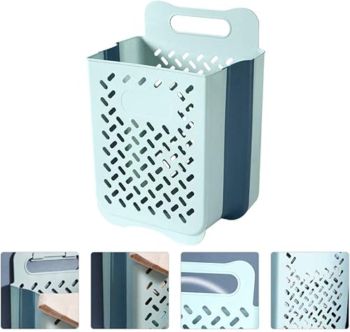 Miniatura 3 de Cabilock - Cesta de almacenamiento plegable para ropa de baño, para ropa de baño, color azul
