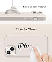 Vista 6 de GONEZ Funda magnética para iPhone 14, compatible con Magsafe, con protector de pantalla + protector de cámara, forro de microfibra antiarañazos