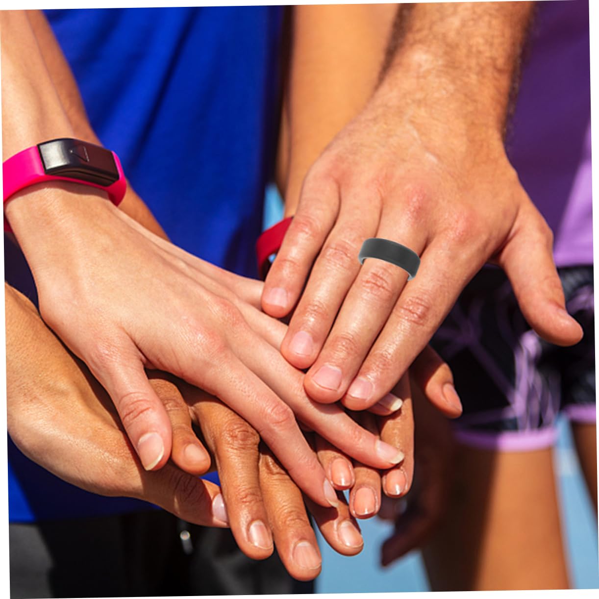 VANZACK Teiliges Elastische Silikonringe Für Männer Flexible Finger Ringe Für Sport Und Atmungsaktiv Und Komfortabel Für Lebensstile