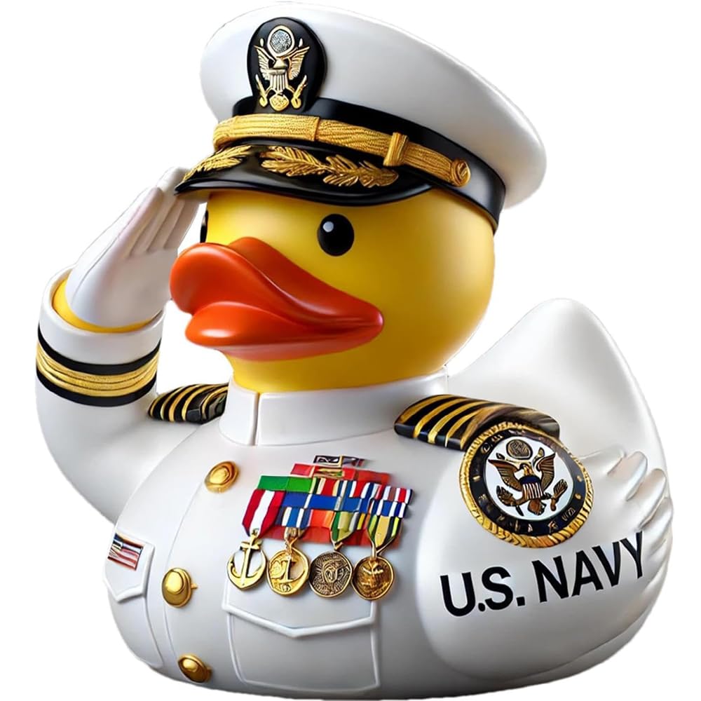 2025 Veteran Tribute Duck, Military Rubber Resin Little Ducks Army, Navy,  Air Force, Marine Corps, Coast Guard, Space Force Cool Veterans Day Gifts