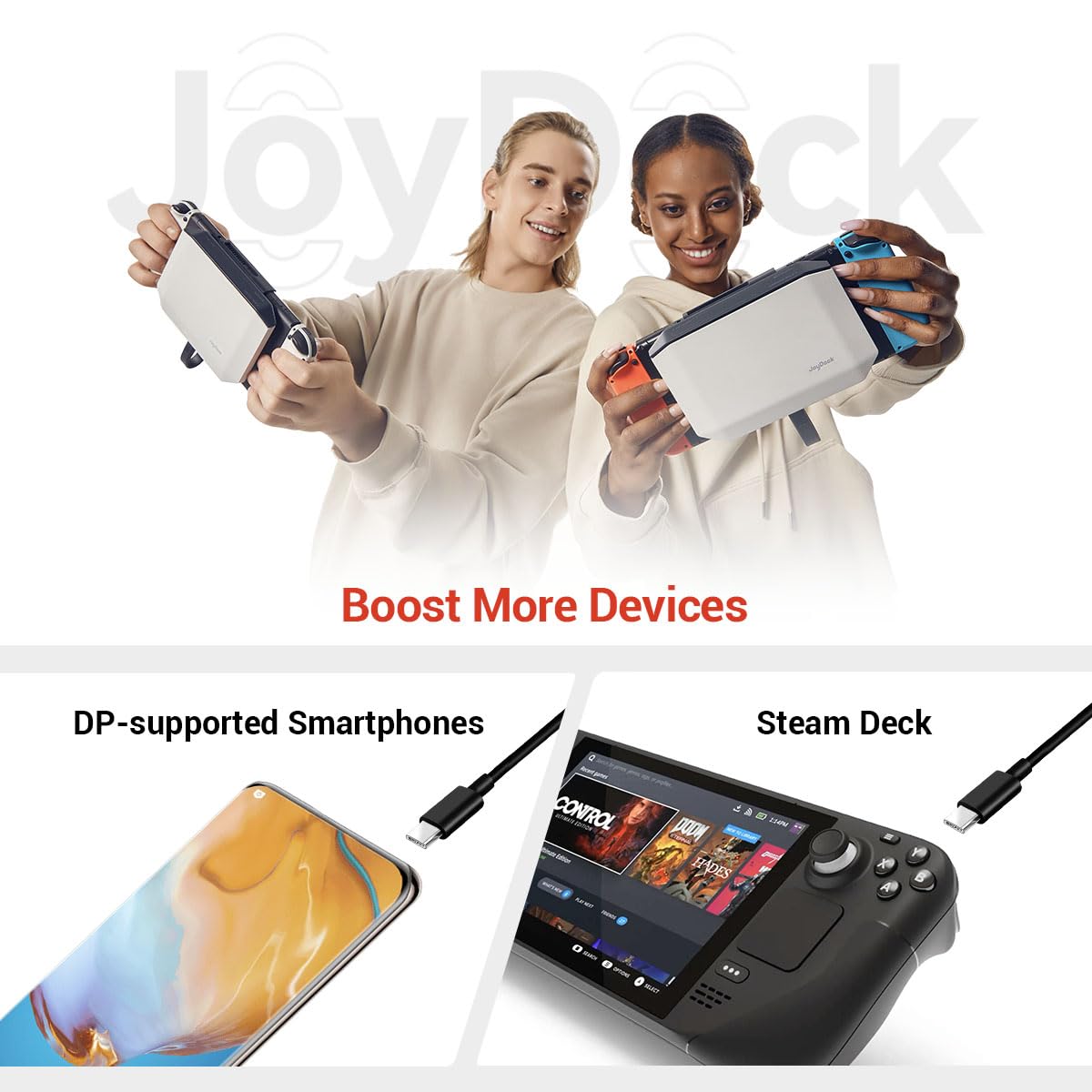 RayNeo JoyDock for Switch - with 5000 mAh 5V/3A Flash Rechargeable Extended Battery, Compatible with Air 3s Pro/Air 2s/Air 2 - Image 7