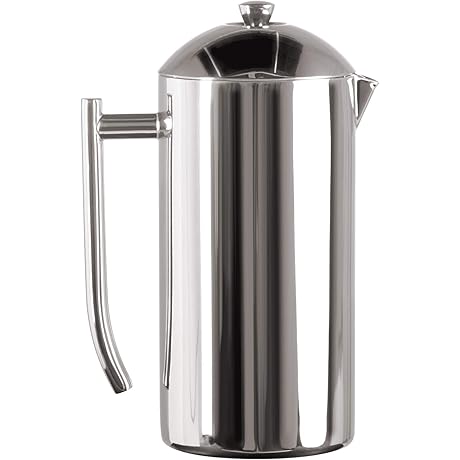 Frieling Double-Walled Stainless-Steel French Press Coffee Maker