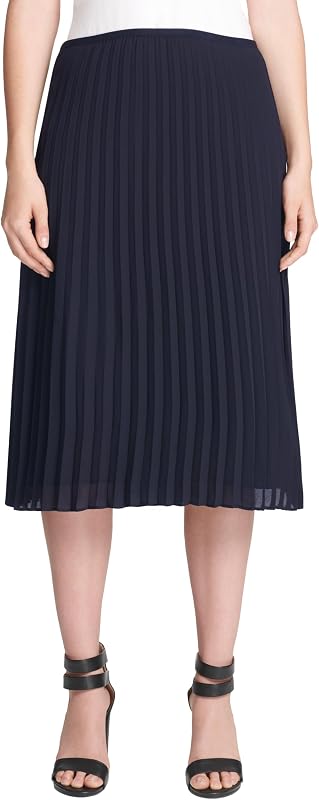 Pleated Midi Skirt