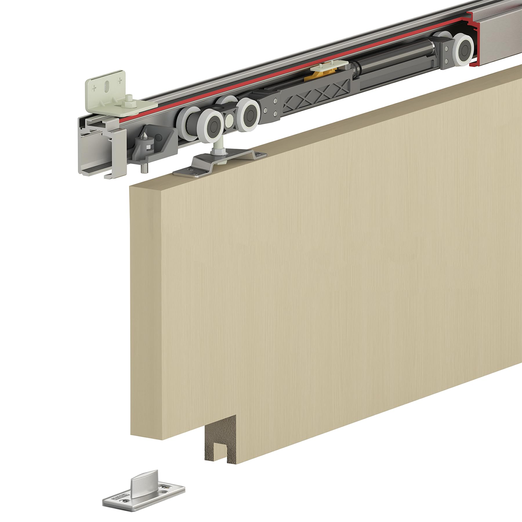 120KG Per Door Top Hung Sliding Door Track System Kit (1.2m